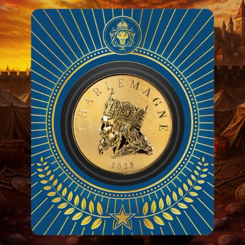 2025 1 oz Charlemagne Gold Coin - Commander Series