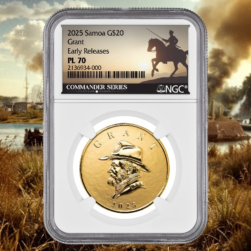2025 NGC PL-70 Early Releases 1 oz Grant Gold Coin - Commander Series