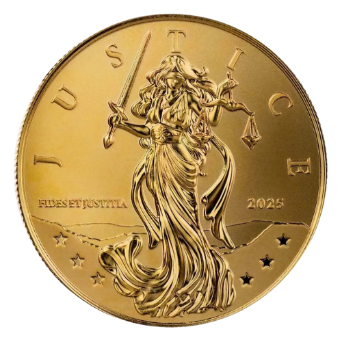 2025 1/10 oz Lady Justice Gold Coin
