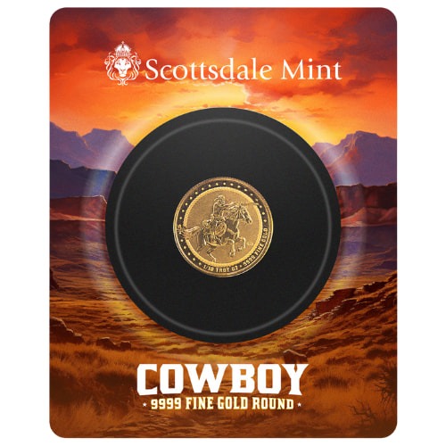 1/10 oz The Rifleman Gold Round - Cowboy Series