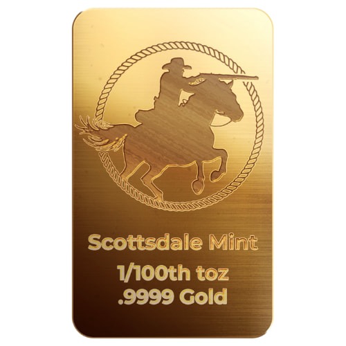 1/100 oz The Rifleman Gold Bar - Cowboy Series