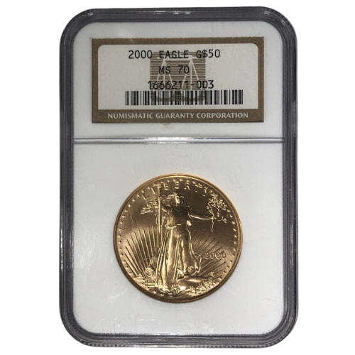 2000 1 oz NGC MS-70 Gold American Eagle
