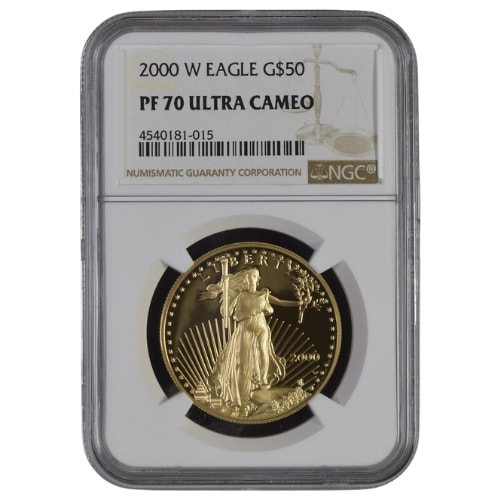 2000 NGC PF-70 1 oz American Gold Eagle Proof Coin