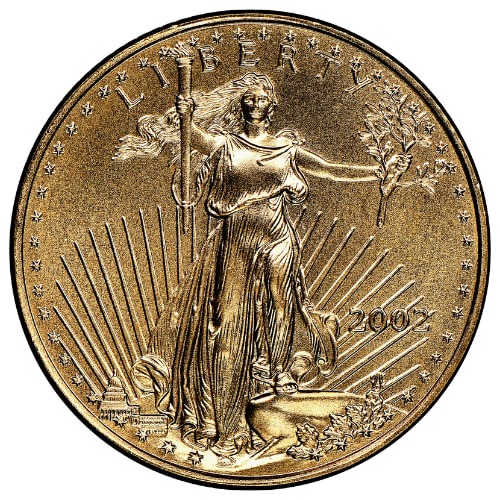 2002 1/4 oz American Gold Eagle Coin