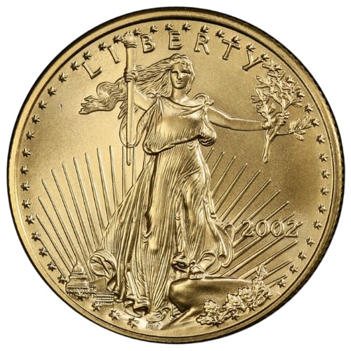 2002 1/2 oz American Gold Eagle Coin