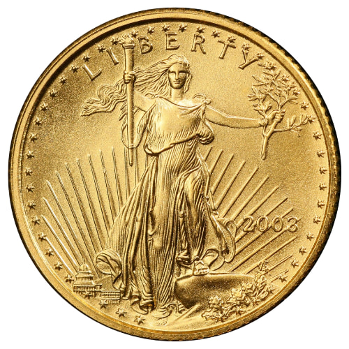 2003 1/10 oz American Eagle Gold Coin