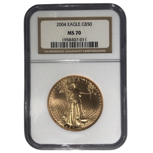 2004 1 oz NGC MS-70 Gold American Eagle