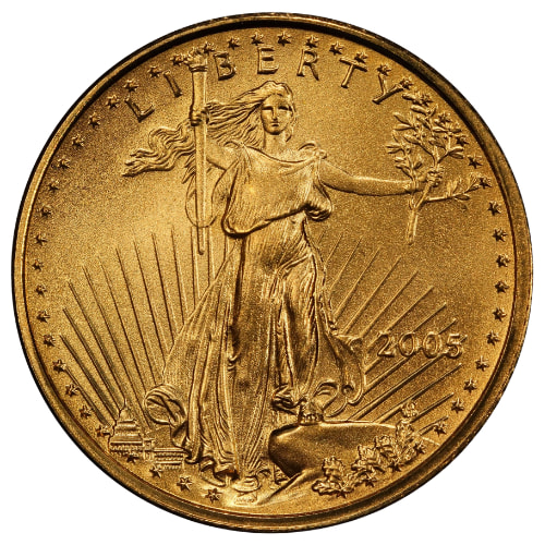 2005 1/10 oz American Eagle Gold Coin