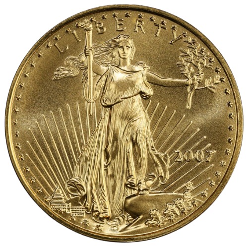 2007 1/2 oz American Gold Eagle Coin