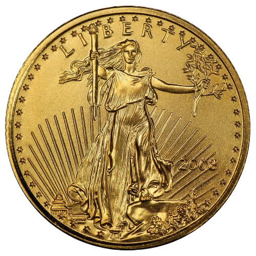 2008 1/10 oz American Eagle Gold Coin