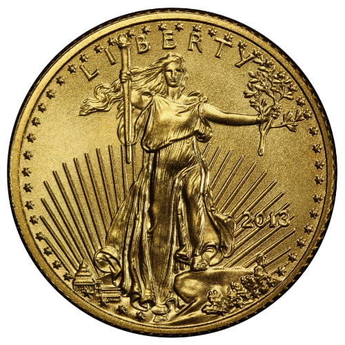 2013 US Gold Eagle 1/10 oz Coin