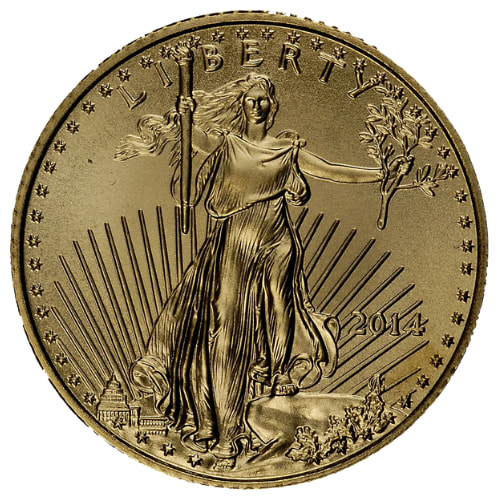 2014 US Gold Eagle 1/10 oz Coin