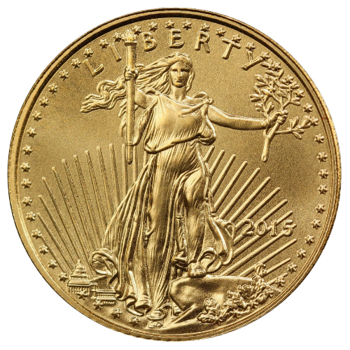2015 1/10 oz American Gold Eagle Coin BU