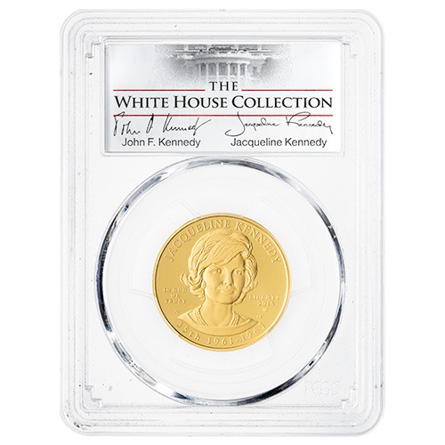 2015-W PCGS PR-70 1/2 oz America First Spouse Jacqueline Kennedy Proof Gold Coin