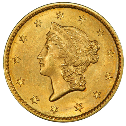 $1 Liberty Head Gold Coin Type I BU - Random Year
