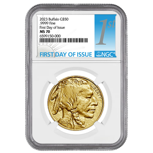 2023 NGC MS-70 First Day of Issue 1 oz American Buffalo Gold Coin