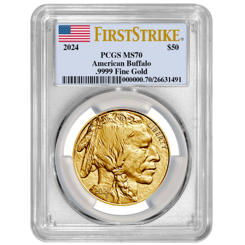 2024 PCGS MS-70 First Strike 1 oz American Gold Buffalo Coin