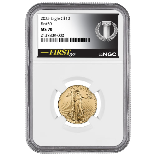 2025 NGC MS-70 FIRST30™ 1/4 oz American Gold Eagle Coin