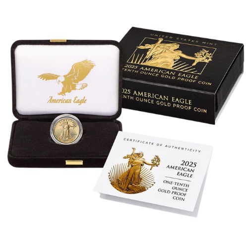 2025-W 1/10 oz American Gold Eagle Proof Coin