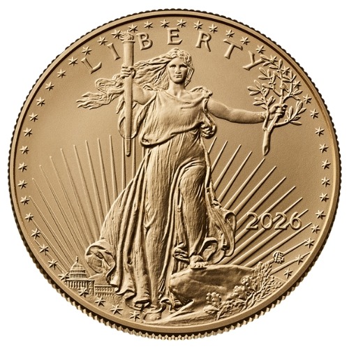 2026 1 oz American Gold Eagle Coin BU