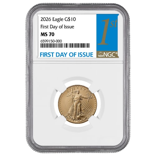 2026 NGC MS-70 First Day of Issue 1/4 oz American Gold Eagle Coin