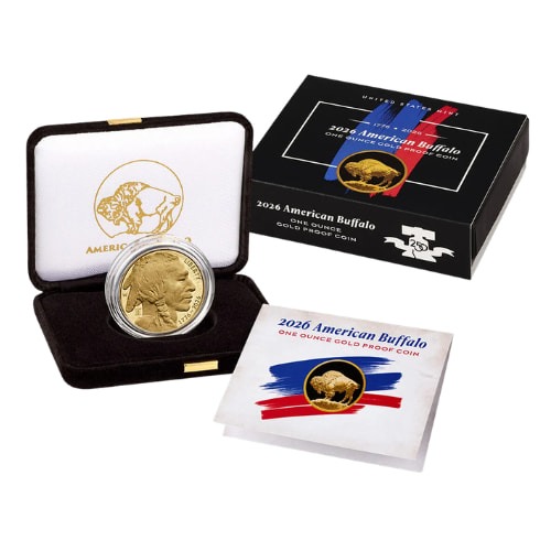2026-W 1 oz American Gold Buffalo Proof Coin with Box and COA