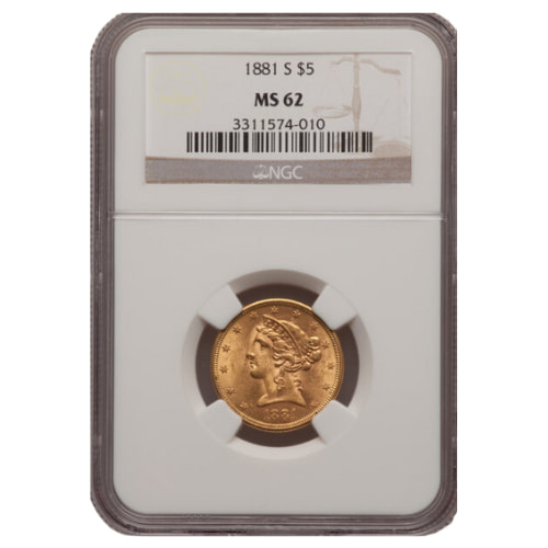 1881 Gold Piece