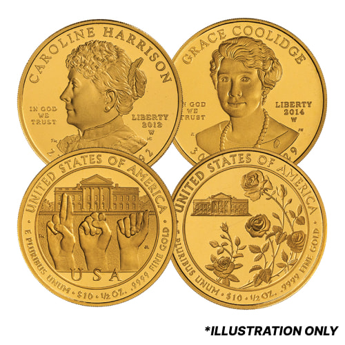 1/2 oz American First Spouse Gold Coin - Design Our Choice