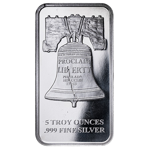 5 oz SD Bullion Proclaim Liberty Silver Bar