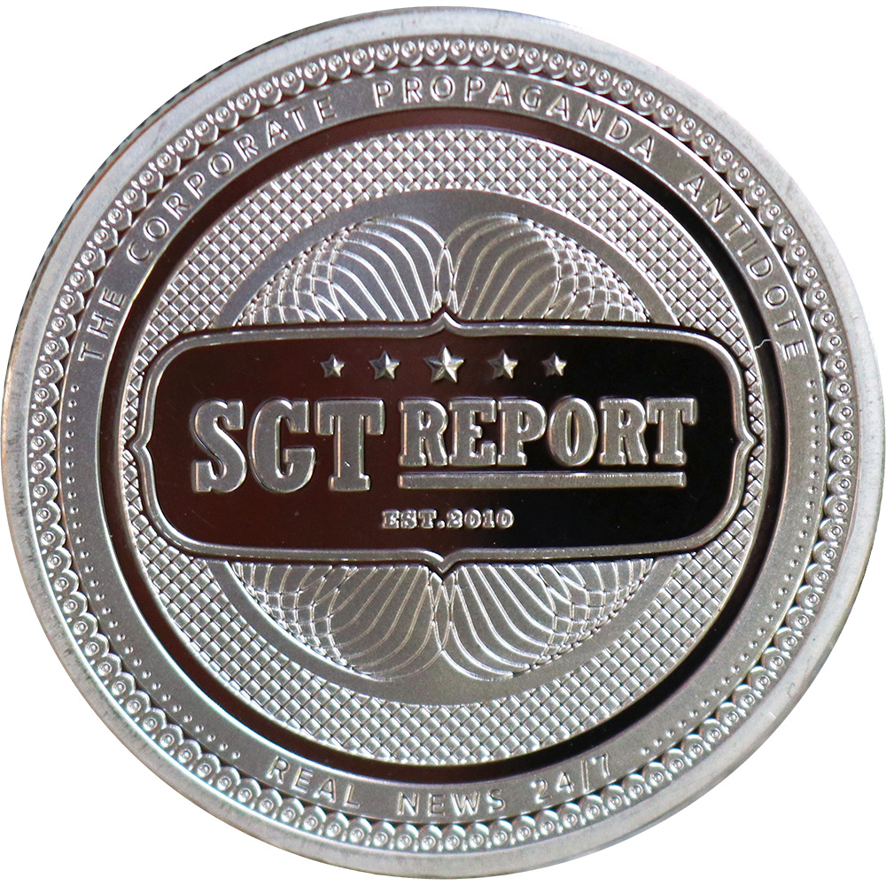 1 oz SGT Report Silver Round