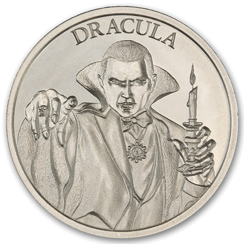 1 oz Dracula Silver Round