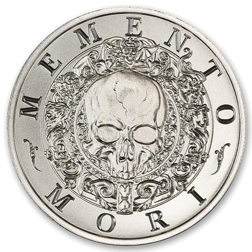 1.5 oz Memento Mori Silver Round