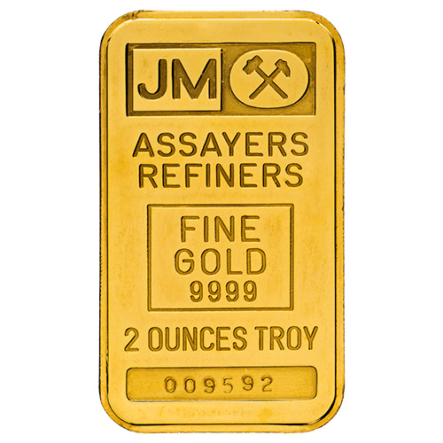 2 oz Johnson Matthey Gold Bar
