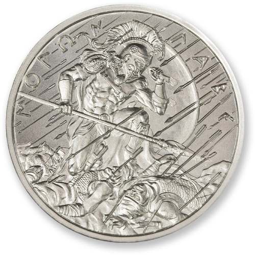 1 oz Molon Labe Type III Silver Round