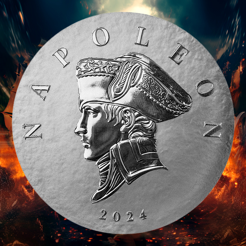 2024 5 oz Napoleon Silver Coin - Commander Series