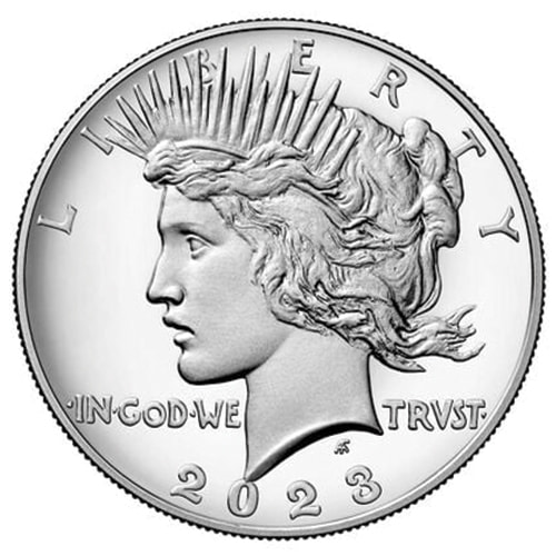 2023-S Peace Silver Dollar Proof Coin with Box & COA