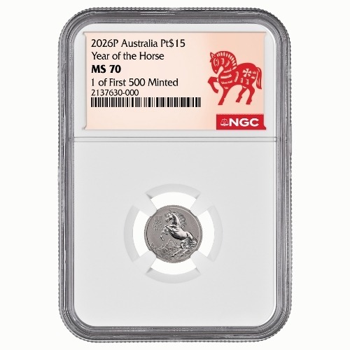 Buy 2026 NGC MS-70 1 of First 500 Minted 1/10 oz Year of the Horse