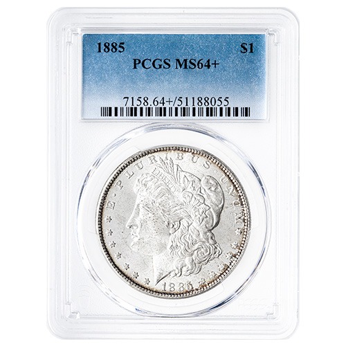 Pre-1921 NGC/PCGS MS-64+ Morgan Dollar Silver Coin