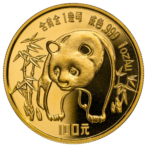 1986 1 oz Gold Chinese Panda Coin