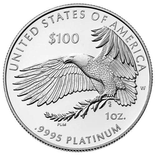 1 oz American Platinum Eagle Burnished Coin in Capsule - Random Year