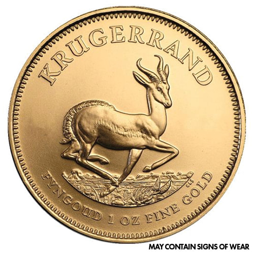 1 oz South African Gold Krugerrand Coin - Random Year (Scuffed)