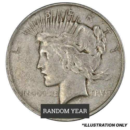 1922-1935 Peace Silver Dollar - VG