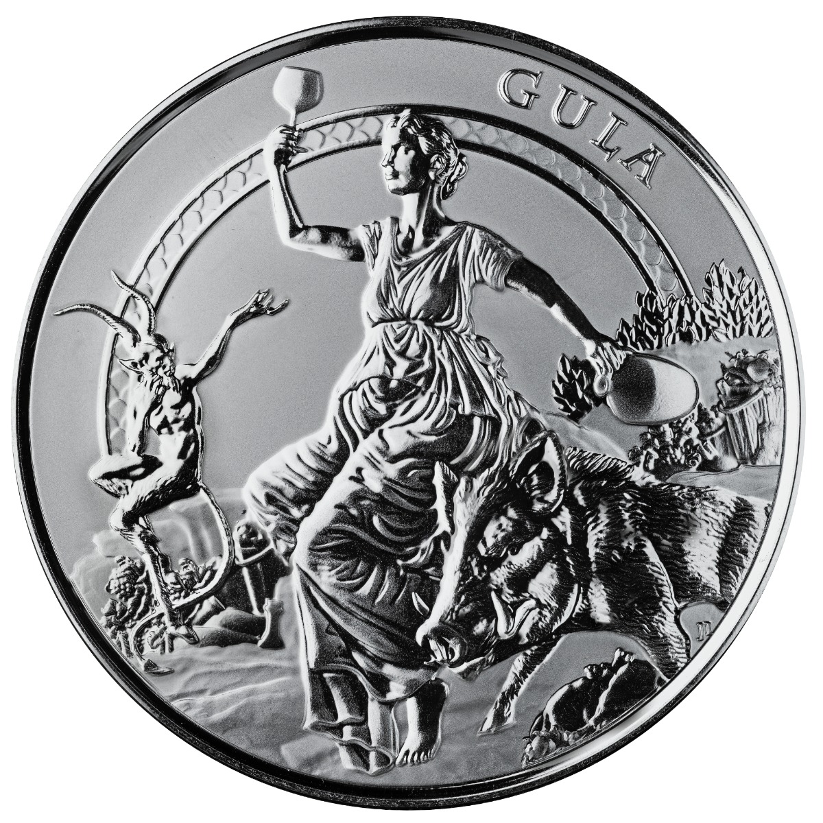 5 oz Gula - Gluttony: Seven Deadly Sins Silver Reverse Proof - The Awakening Series