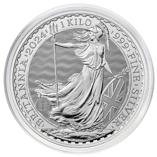 2024 1 Kilo Silver Britannia Coin BU