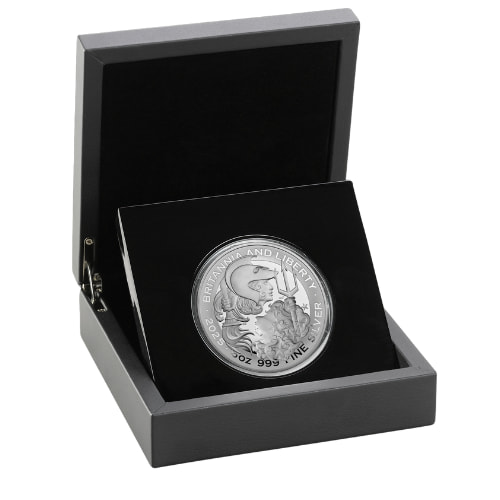 2025 5 oz British Silver Britannia and Liberty Proof Coin