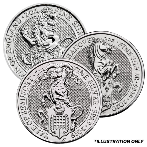 2 oz The Queen’s Beast Silver Coin - Design Our Choice