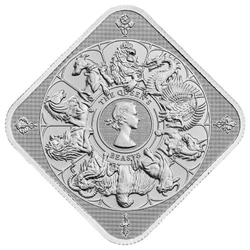 1 oz The Queen's Beast Completer Silver Bar