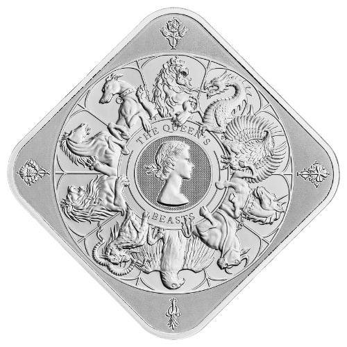 10 oz The Queen's Beast Completer Silver Bar