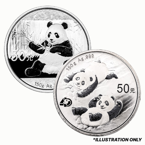 150 Gram Chinese Panda Proof Silver Coin - Design Our Choice