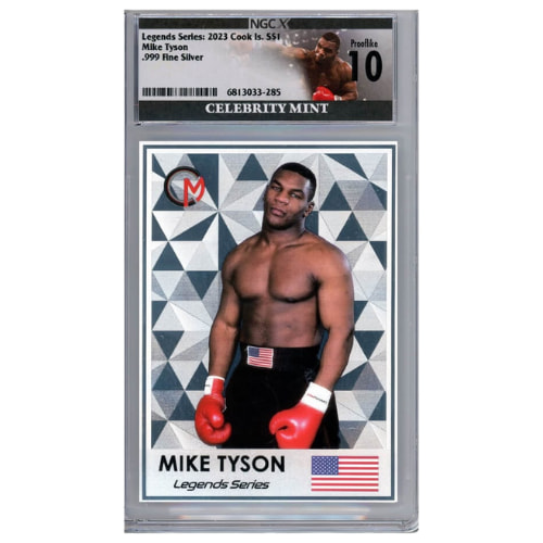 2023 3 Gram Celebrity Mint Mike Tyson Silver Trading Coin - Legends Series